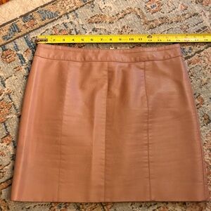 Wish Tan Mini Faux Leather Skirt